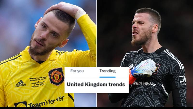David de Gea is trending after Manchester United's defeat to Galatasaray