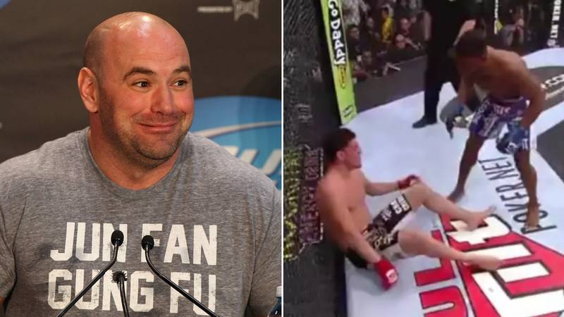 Fighter produced 'greatest round in MMA history' after Dana White handed him life-time UFC ban