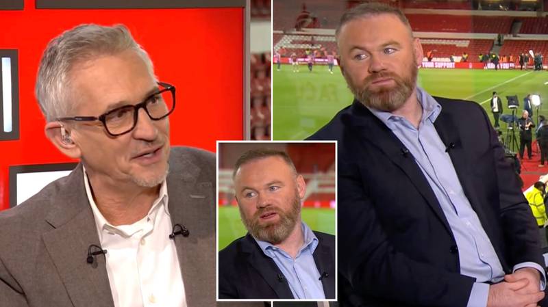 Wayne Rooney responds to Gary Lineker 'joke' about his managerial career on live BBC broadcast