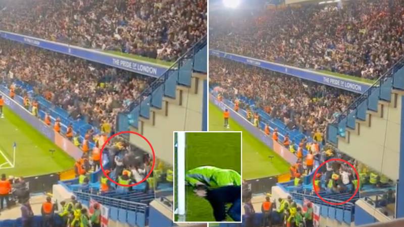 Leeds fan who fell from top tier at Stamford Bridge was once jailed for punching a goalkeeper