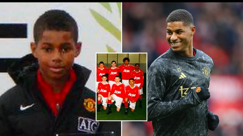 Marcus Rashford didn't have picture with Man Utd legend because he said they'd be teammates one day