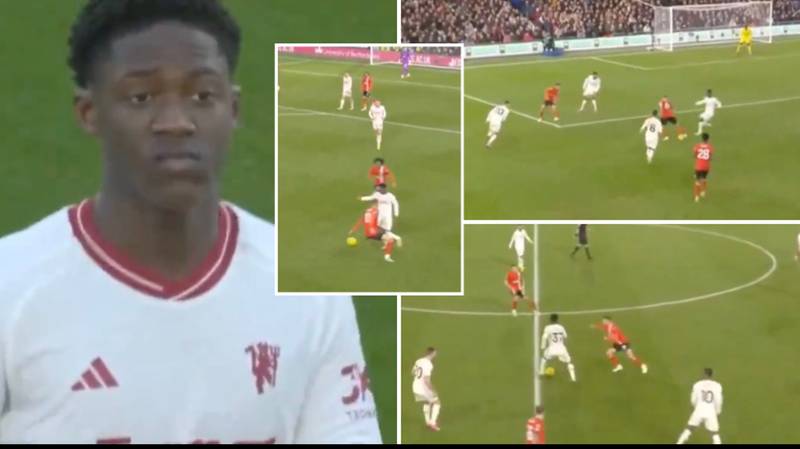Kobbie Mainoo compilation against Luton Town shows he must be in England's Euro 2024 squad