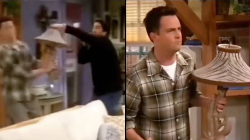 Friends fans are just discovering genius Chandler lamp scene was completely unscripted
