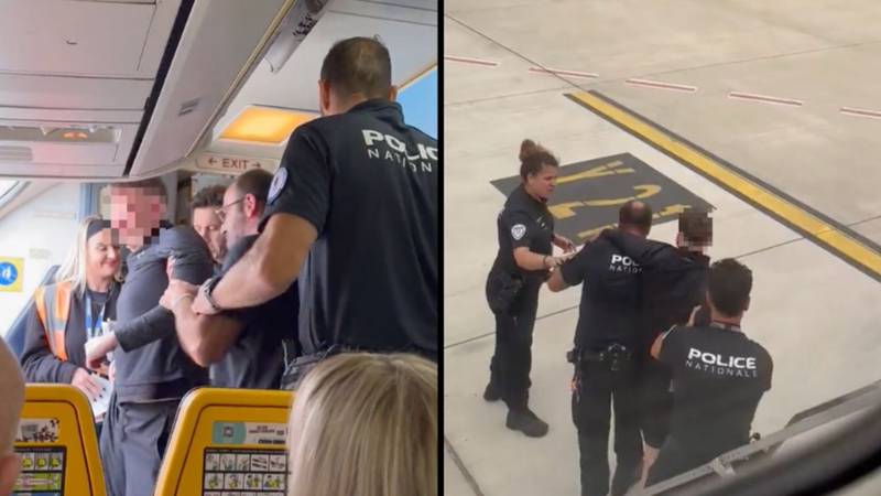 Ryanair flight to Ibiza forced to land in France as lad is kicked off looking worse for wear