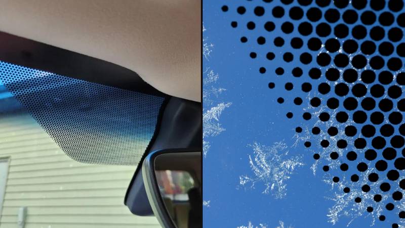 Black dots on your windscreen have an underrated effect that hardly anyone knows about