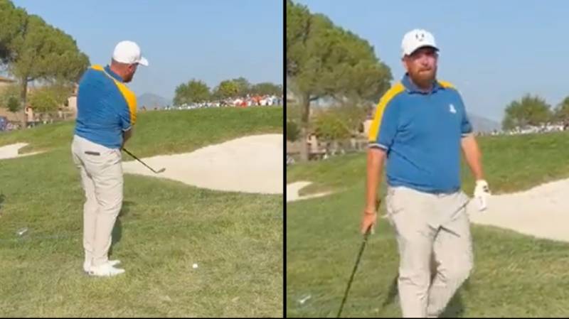 Golfer's brutal reaction to steward asking crowd to be quiet leaves people divided