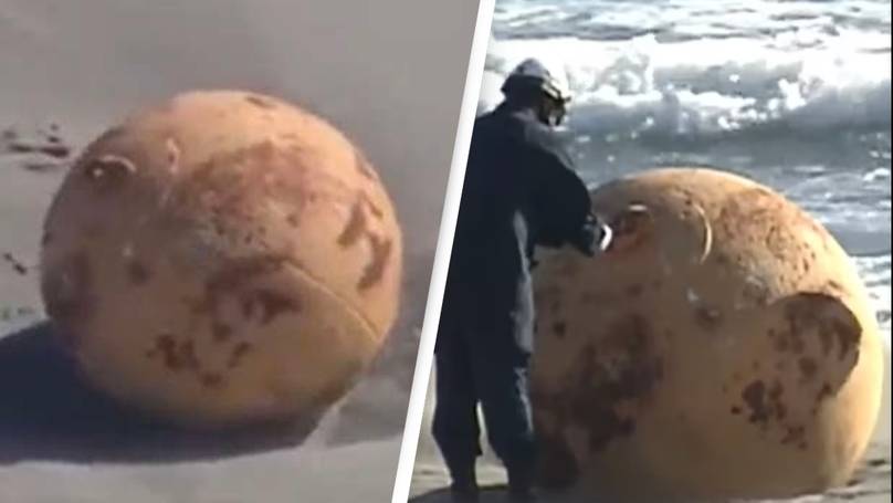 UPDATE - Authorities investigate mystery sphere on Japanese beach Sphere