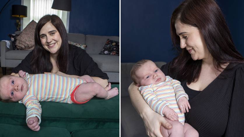 Mum gives birth to one of UK’s biggest home birth babies