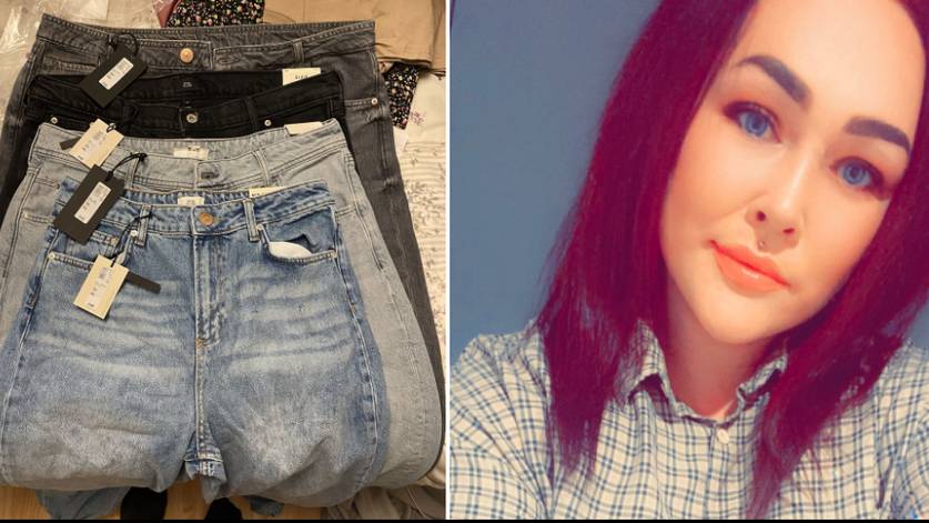 Woman Stunned After Four Pairs Of River Island Jeans Come In 'Completely Different Sizes'