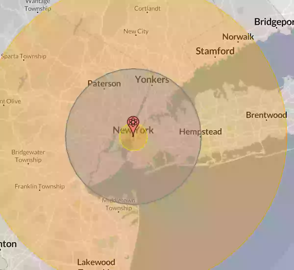 Nuke Place Nuclear bomb interactive map reveals the surprising estimated safe ...