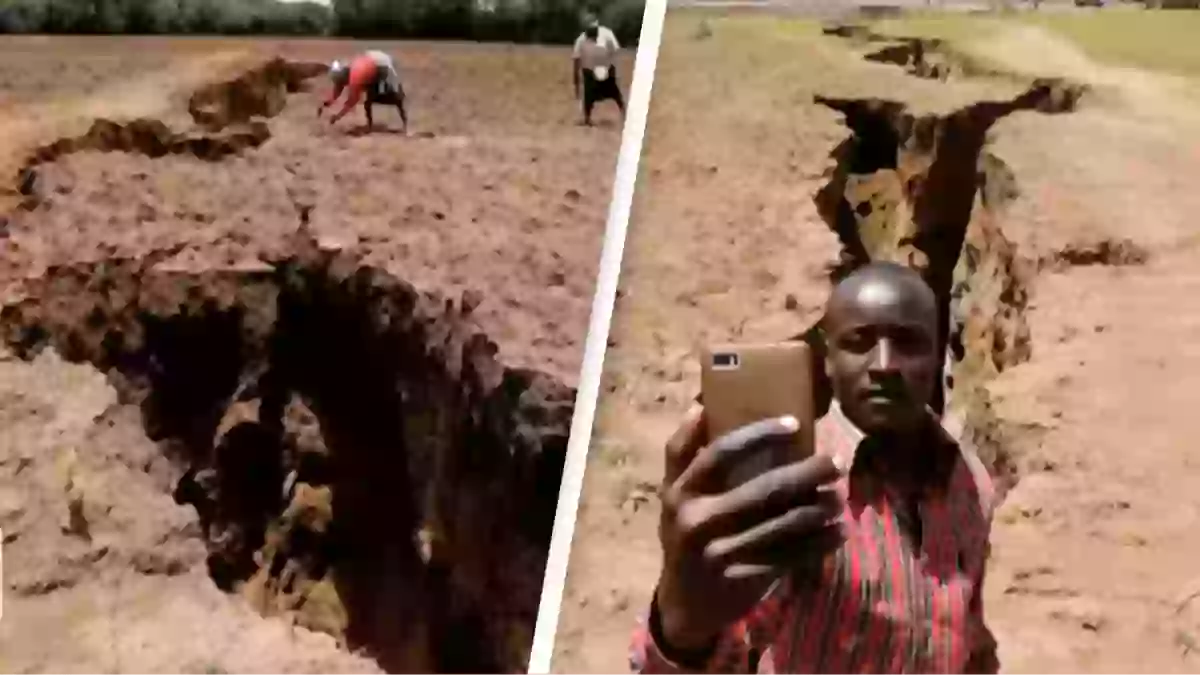 Splitting In Two Everything we know about Africa 'splitting in two' as large crack in ...