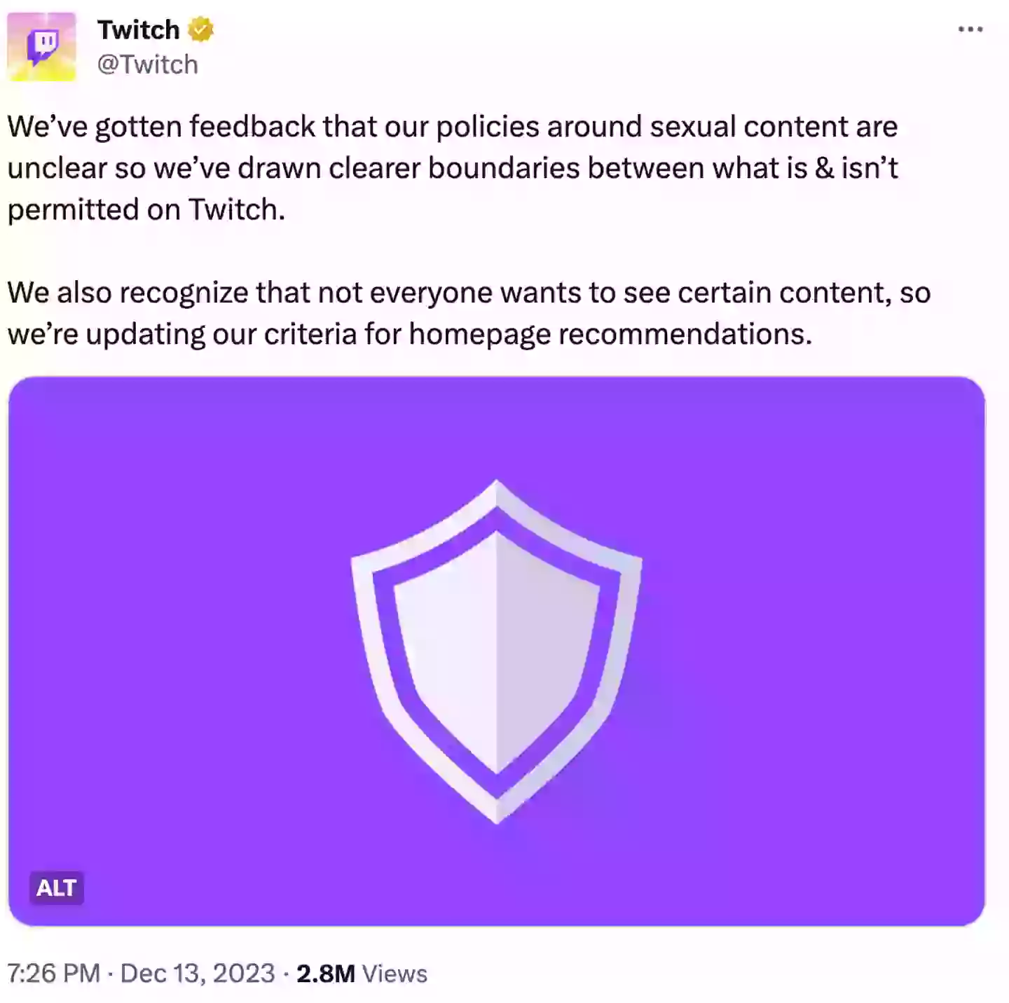 Twitch changes content guidelines after Morgpie's ‘topless’ stream backlash