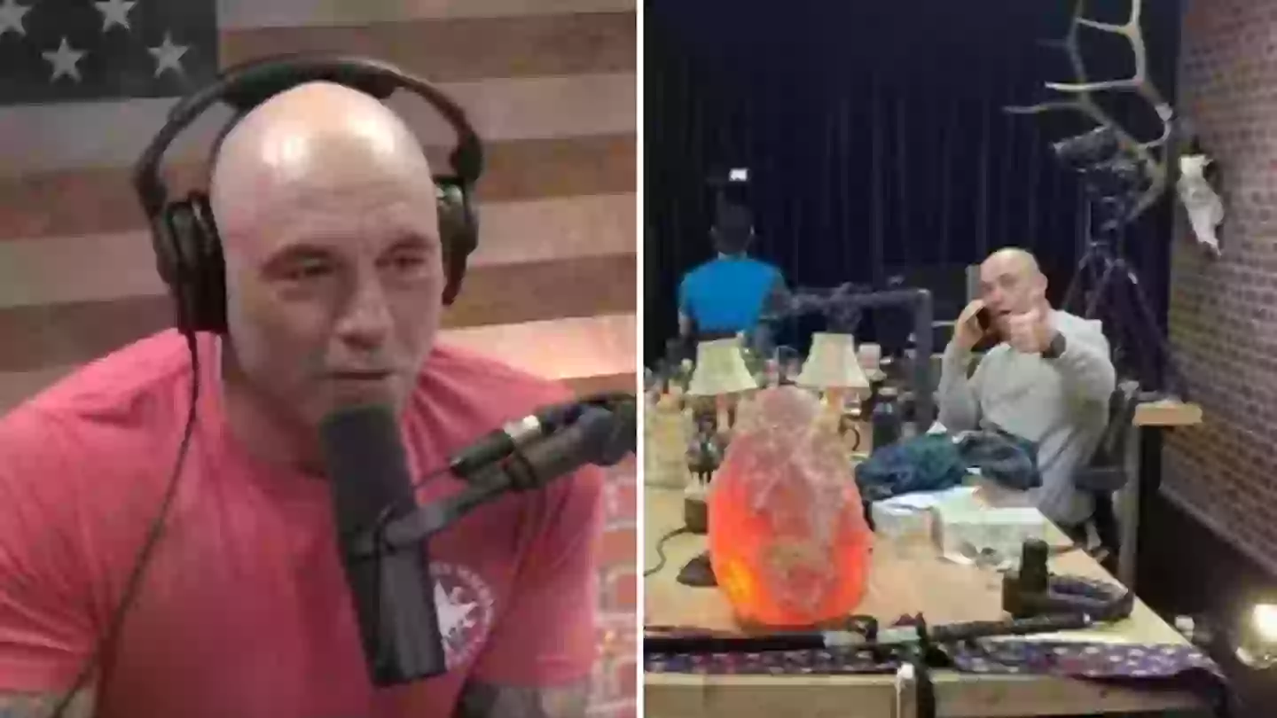 Joe Rogan made his podcast studio table wider for one guest because he ...