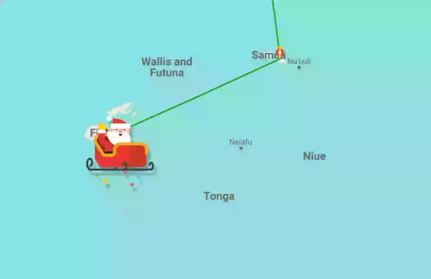 Santa Fly Pattern Map What time Santa is expected to be flying over UK on official Christmas ...