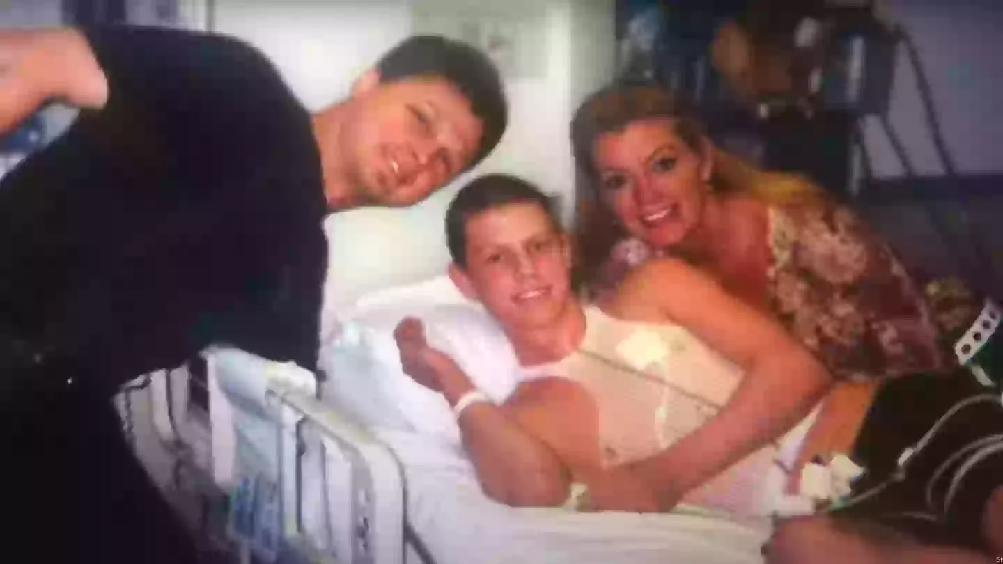 Zach Tavcar pictured as a teenager