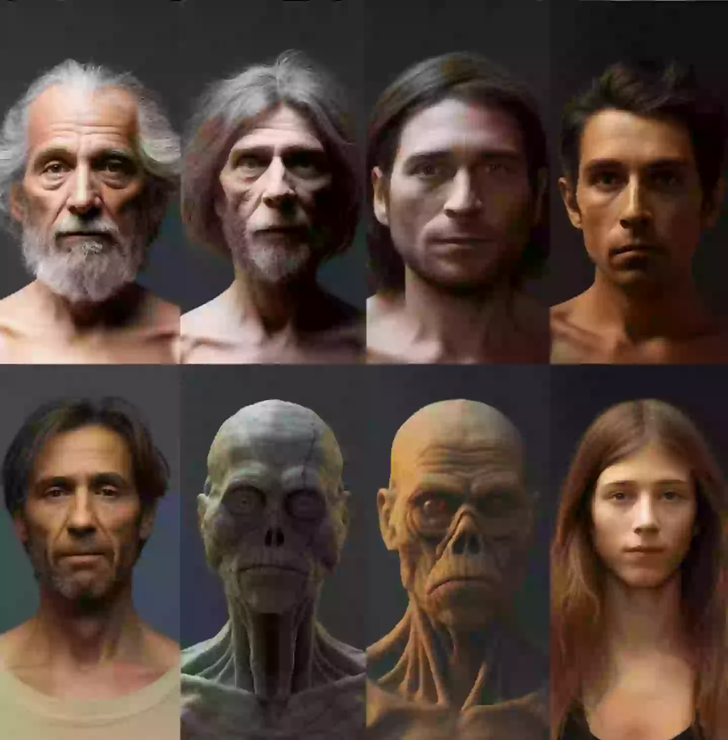 Humans In 3000 Ad Midjourney AI creates terrifying prediction for what humans will look ...