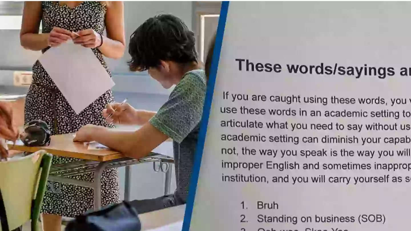 Teacher reveals list of words that are banned in their classroom and ...
