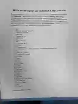 Teacher reveals list of words that are banned in their classroom and ...