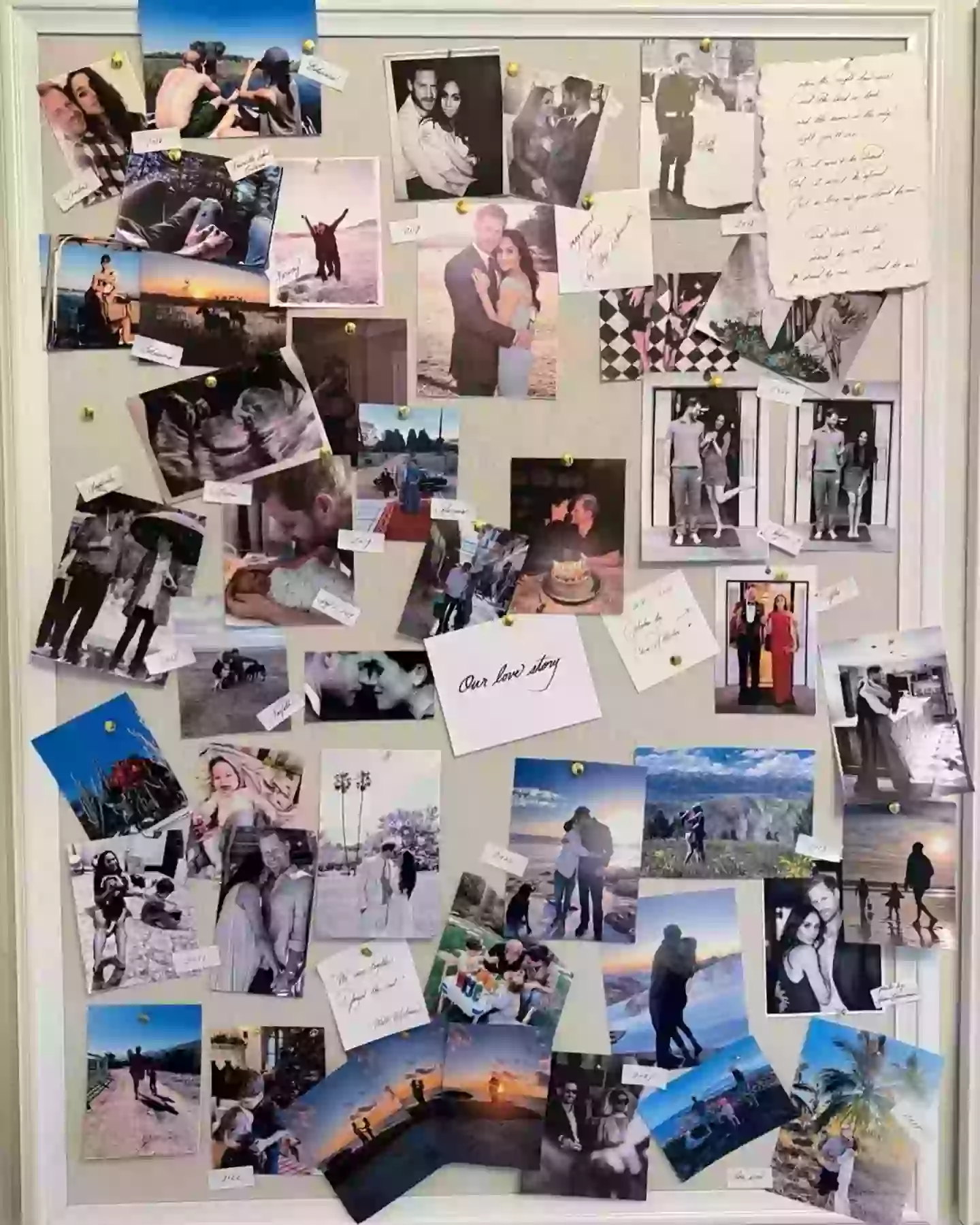 Meghan's anniversary collage for Harry (Instagram/@meghan)