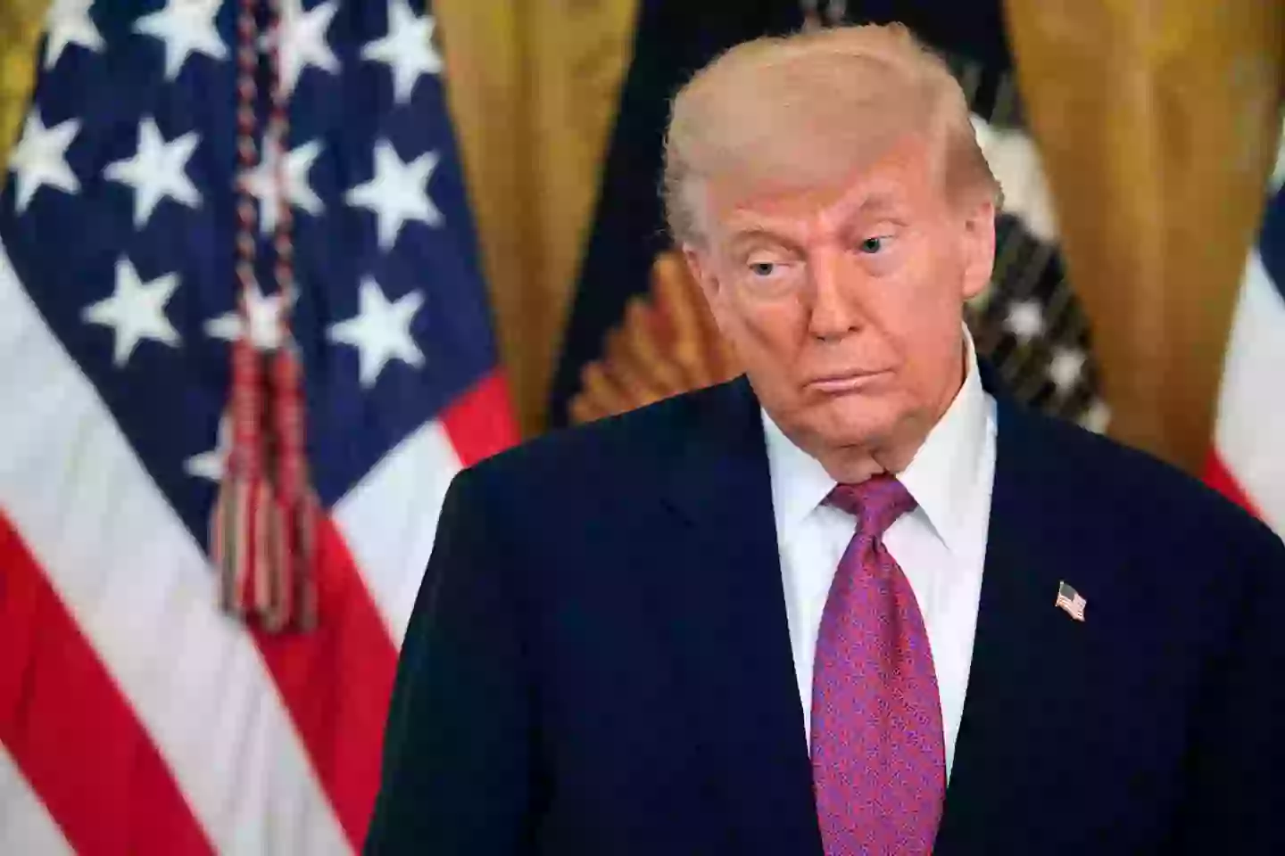 Fans were convinced the throwback clip was an example of Khloé 'throwing shade' on Trump (Chip Somodevilla/Getty Images)