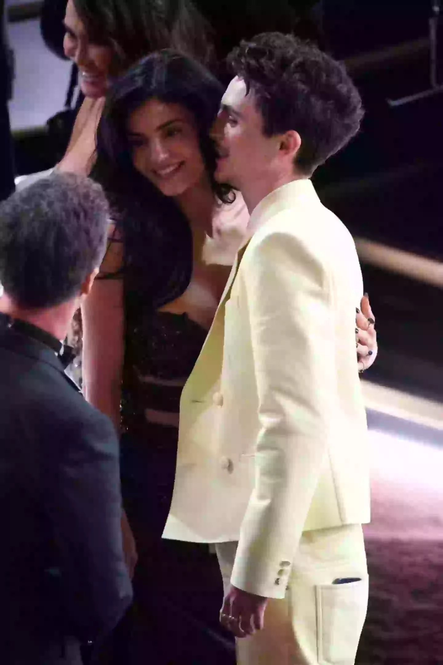 Timothée Chalamet and Kylie Jenner were seen looking very cosy at the Oscars (Rich Polk / Contributor / Getty)
