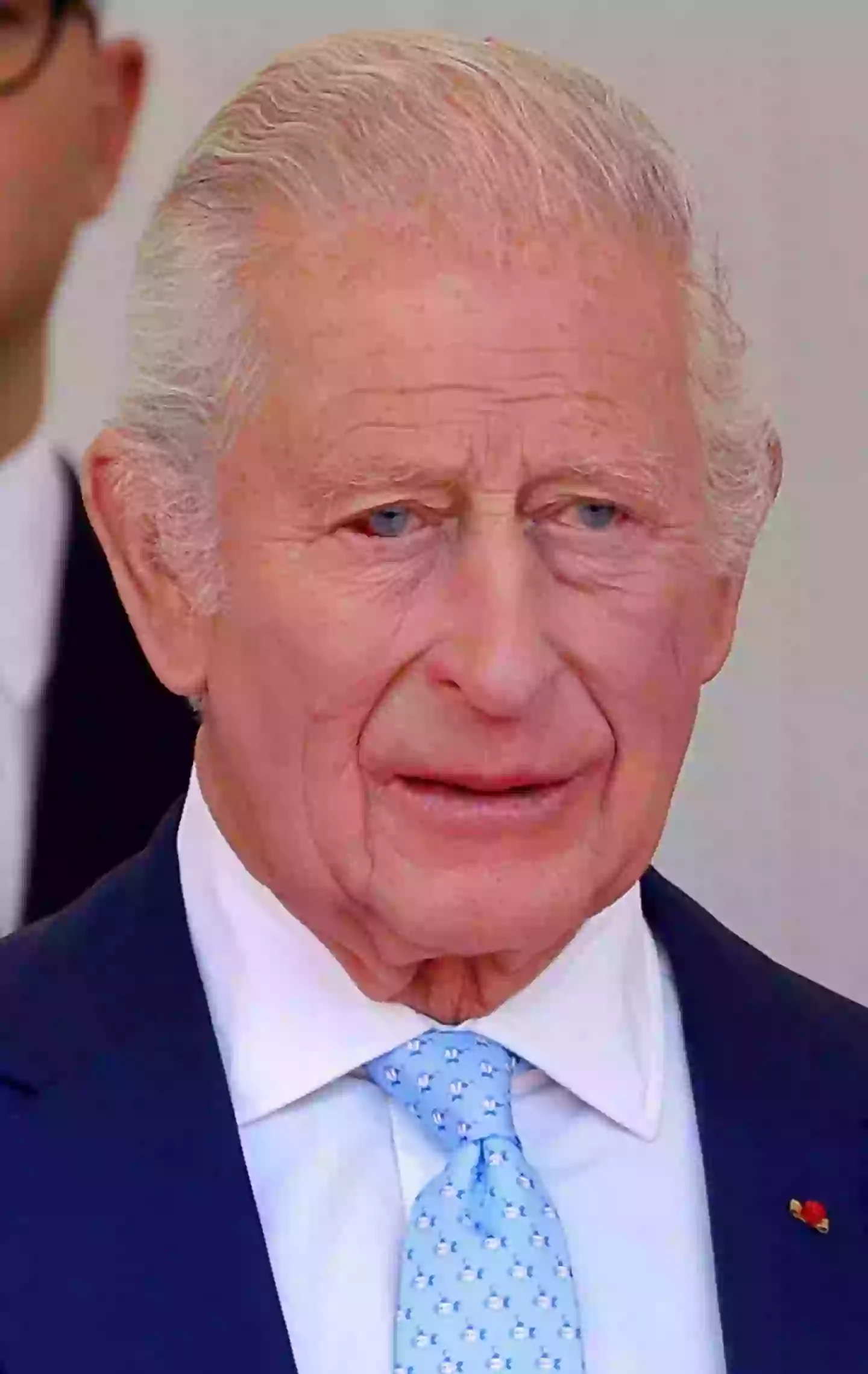 King Charles III could be seen with a bloodshot eye during French president Emmanuel Macron's UK visit today (8 July) (CHRIS JACKSON / Contributor / Getty Images)