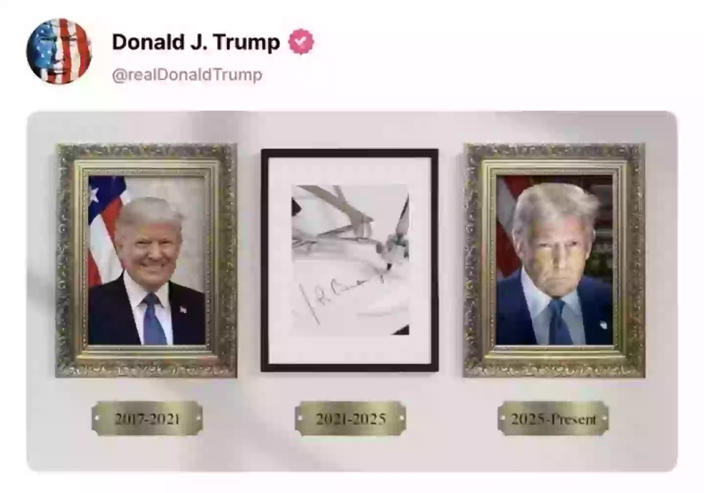 Trump brutally dragged Joe Biden (Truth Social/@realDonaldTrump)