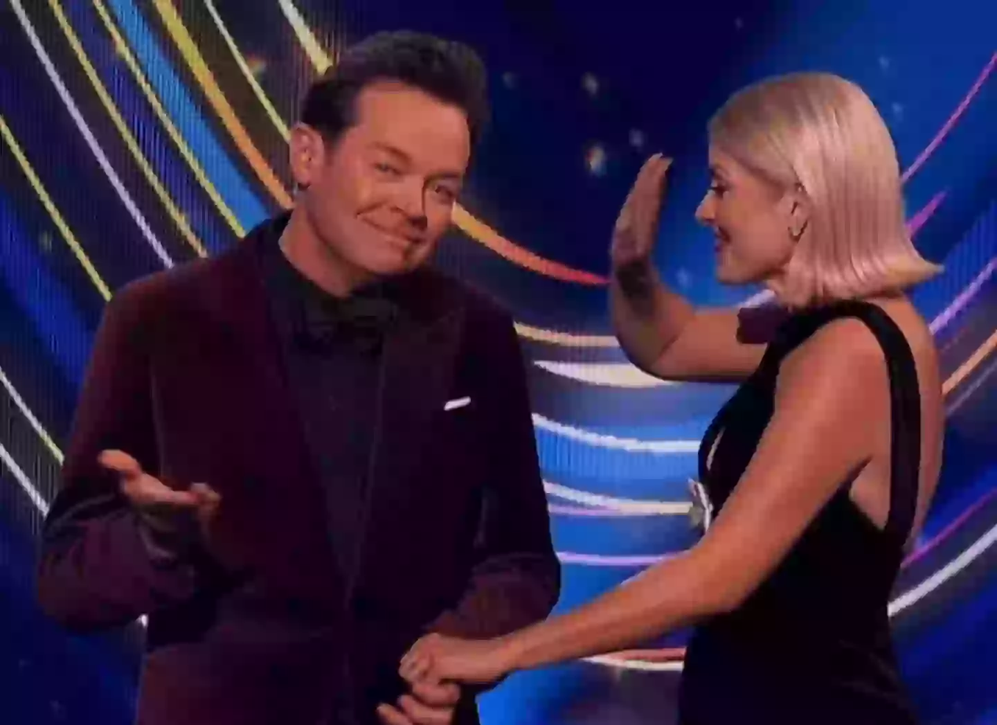 ITV's Dancing on Ice viewers shocked after Holly Willoughby appears to tell Stephen Mulhern to 'f**k off'
