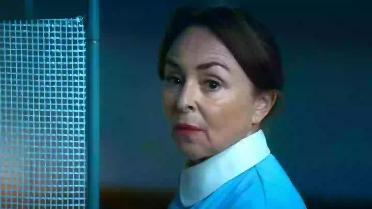 Sex Education star Samantha Spiro as Nurse Sally Steiner (Netflix)