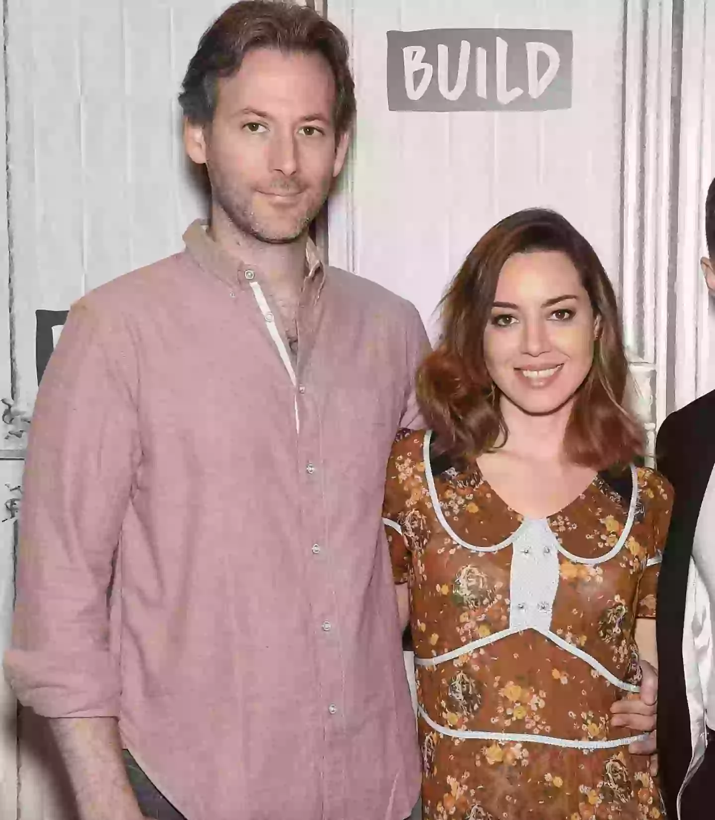 Aubrey Plaza and Jeff Baena (Gary Gershoff/WireImage/Getty Images)