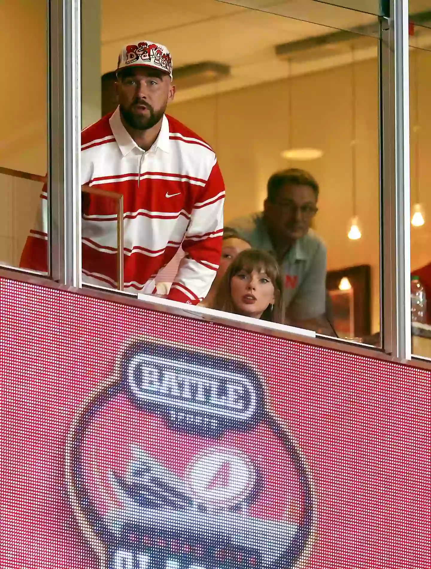 Taylor Swift and Travis Kelce were spotted out and about on Thursday (28 August) at a college football game (Jamie Squire/Getty Images)