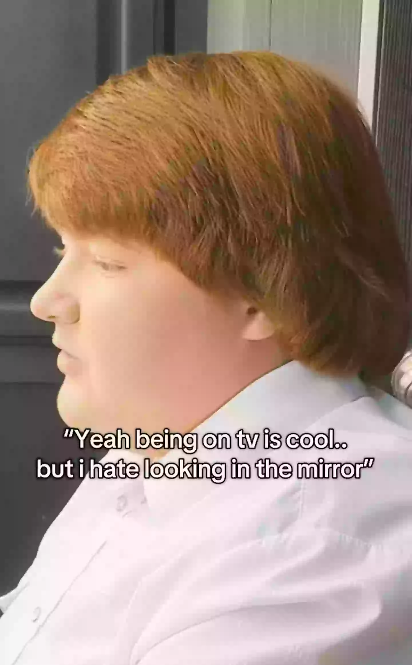 Larcom admitted he didn't feel happy about his appearance (Instagram/@trevorlarcom)