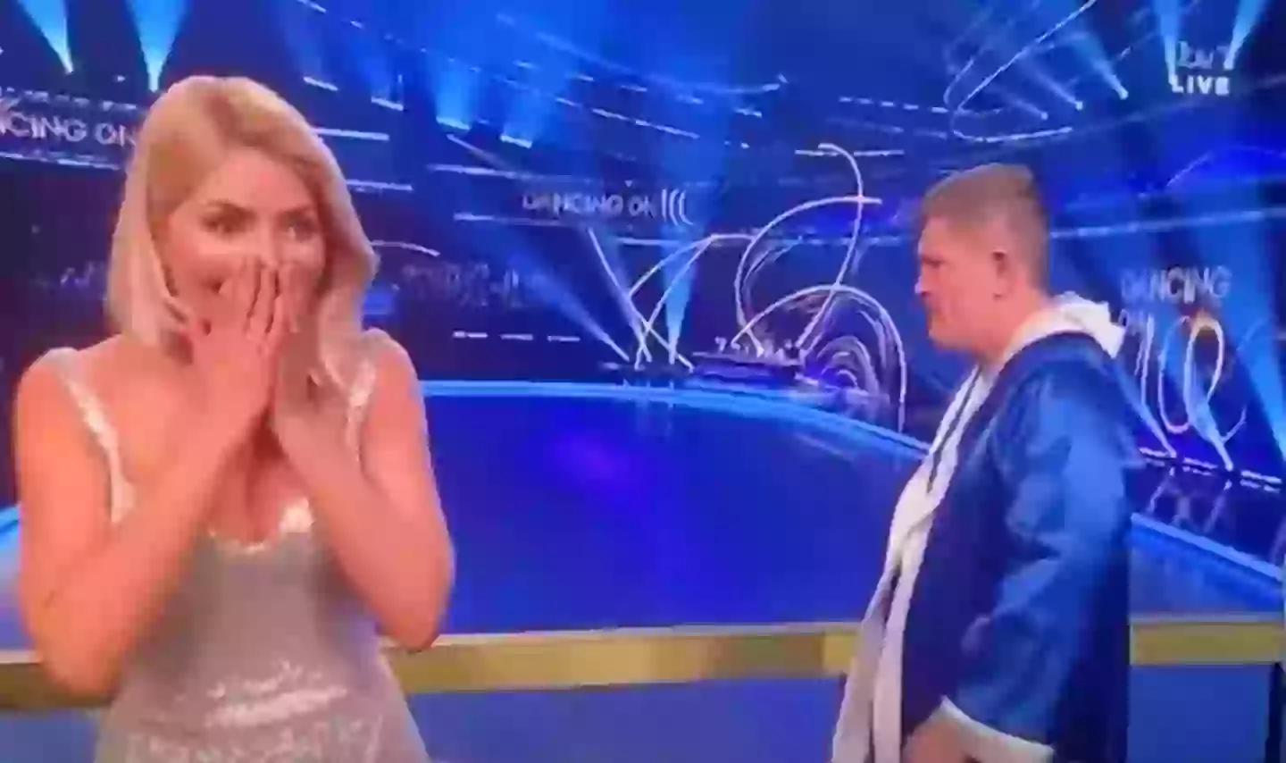 Holly was gobsmacked.