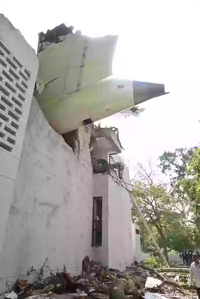 The Boeing 787-8 Dreamliner crashed into a residential area shortly after take off (Anadolu / Contributor / Getty Images)