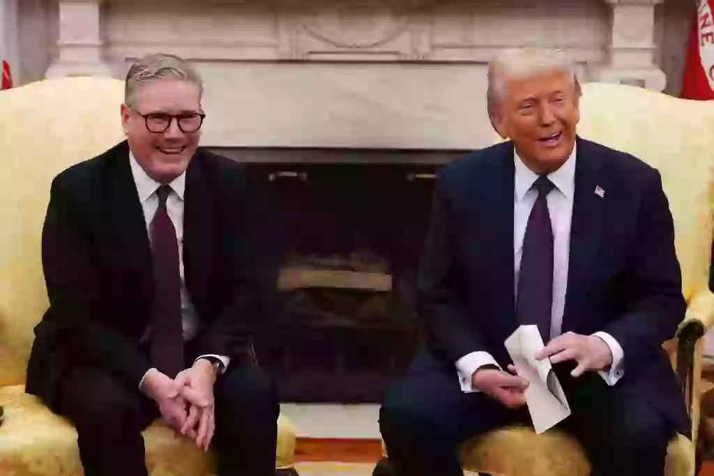 Trump met with Keir Starmer at the White House on Thursday (27 February) (Carl Court / Staff / Getty Images)