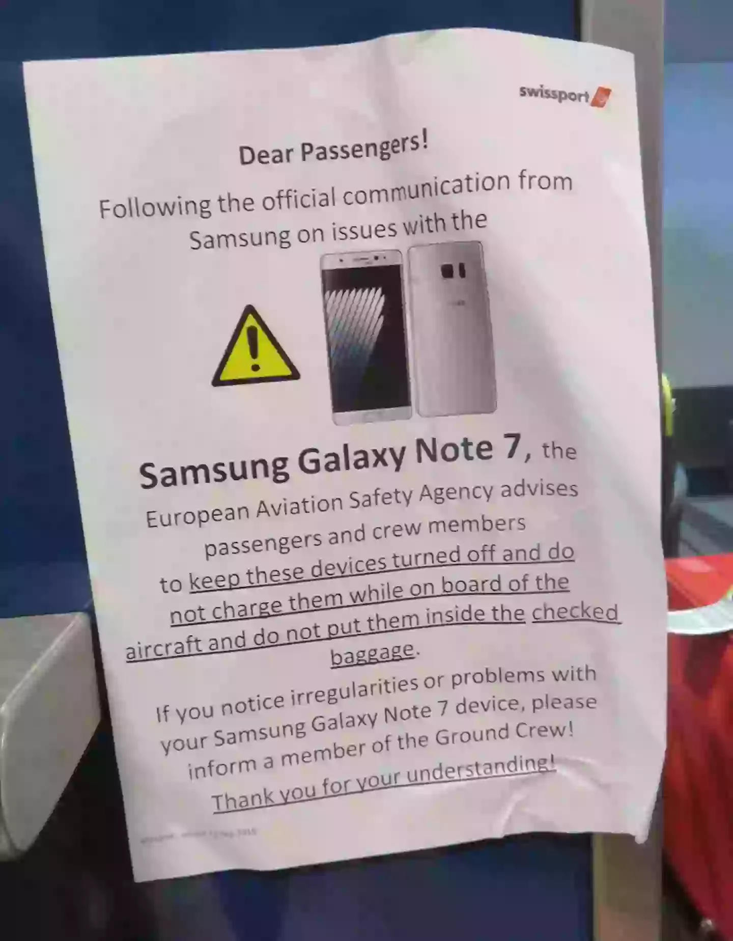 The device has been banned from all flights to, from, and within the US (Getty Stock Images)