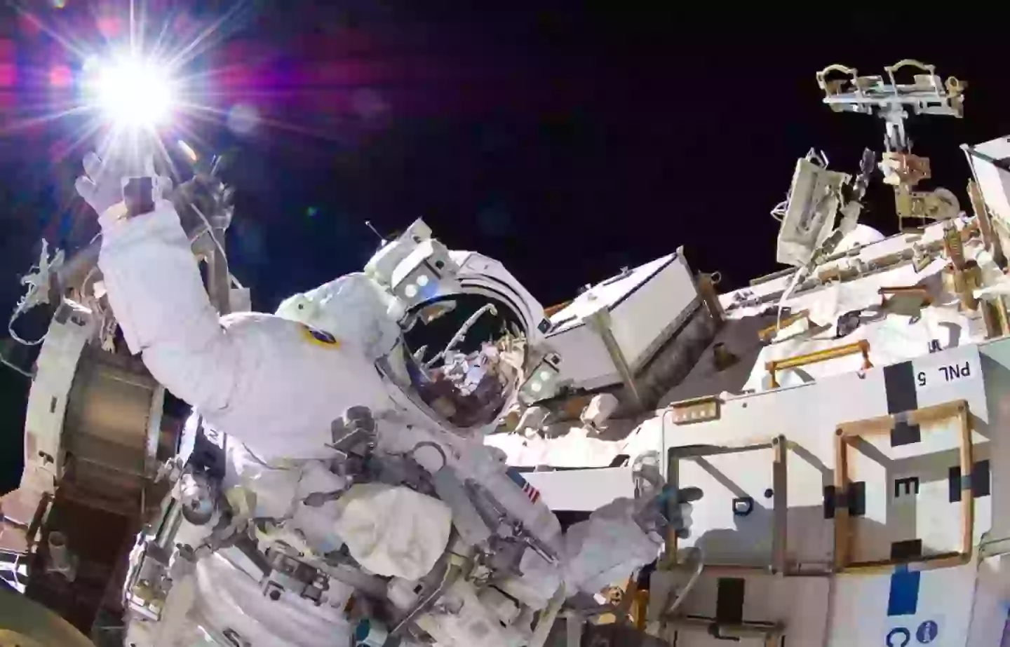 Sunita Williams during an extravehicular activity (NASA)