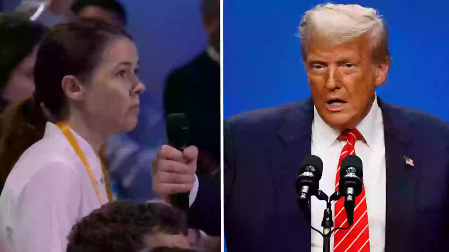 Trump's reaction to journalist telling him that her husband is a soldier sparks major debate
