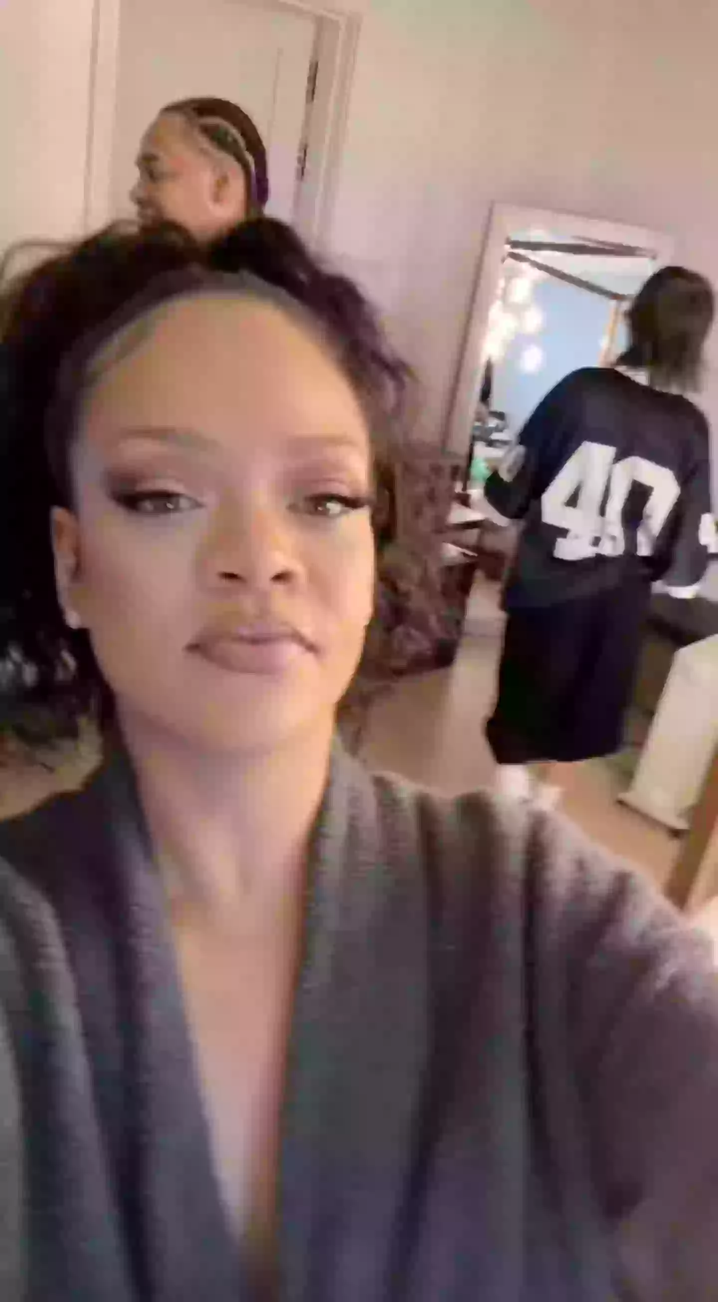 Rihanna brought on the New Year with a celebratory video (Instagram/@badgalriri)