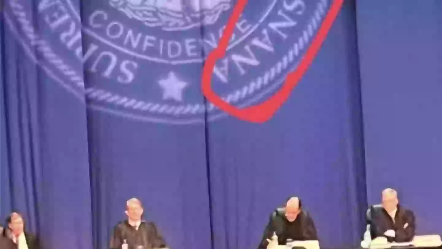 Ironic image of Supreme Court spelling mistake goes viral as Trump defunds Education Department