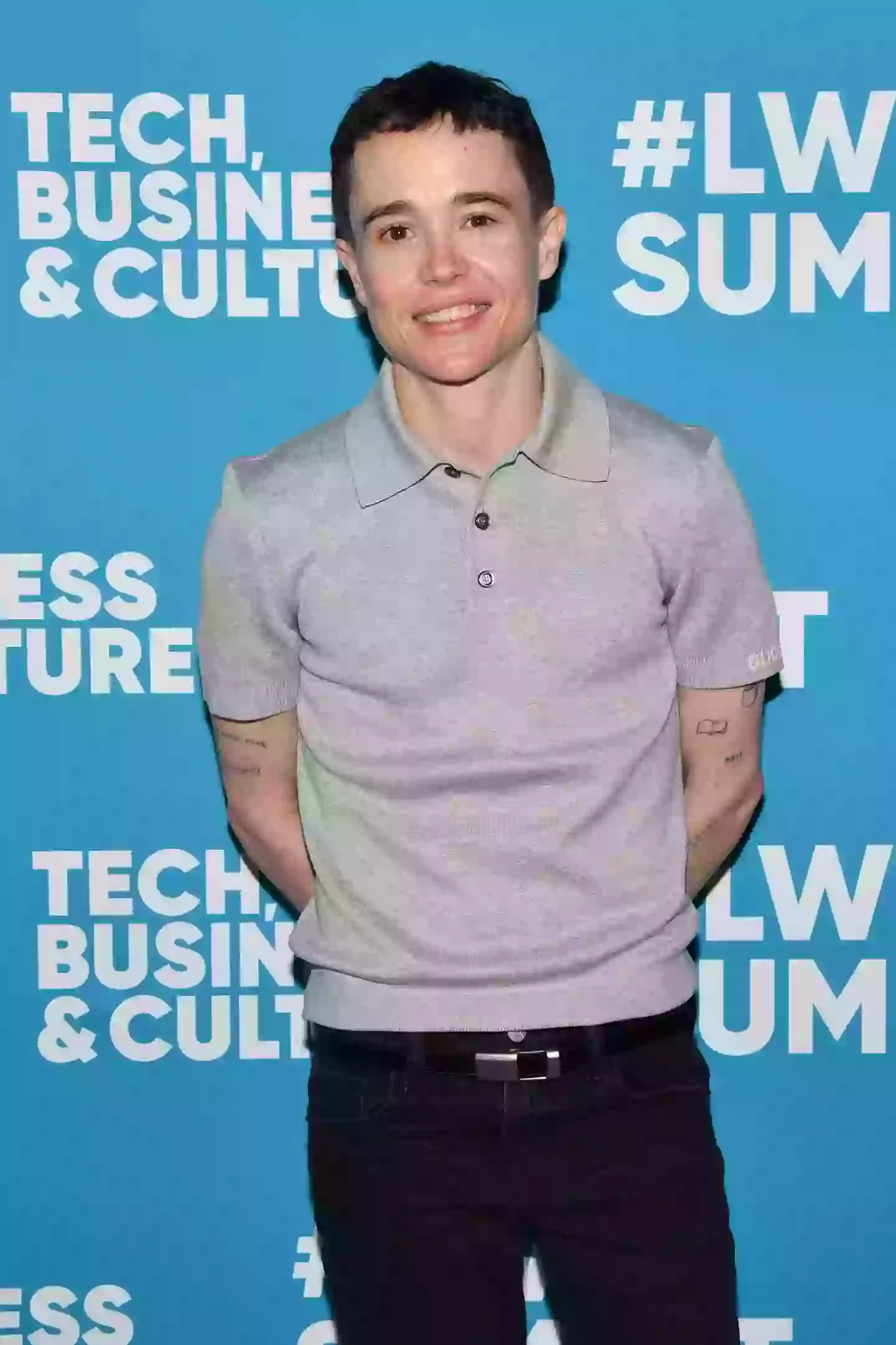 Page says that while he's faced many challenges, he's grateful for where he is in life (Bonnie Biess/Getty Images for Lesbians Who Tech & Allies)