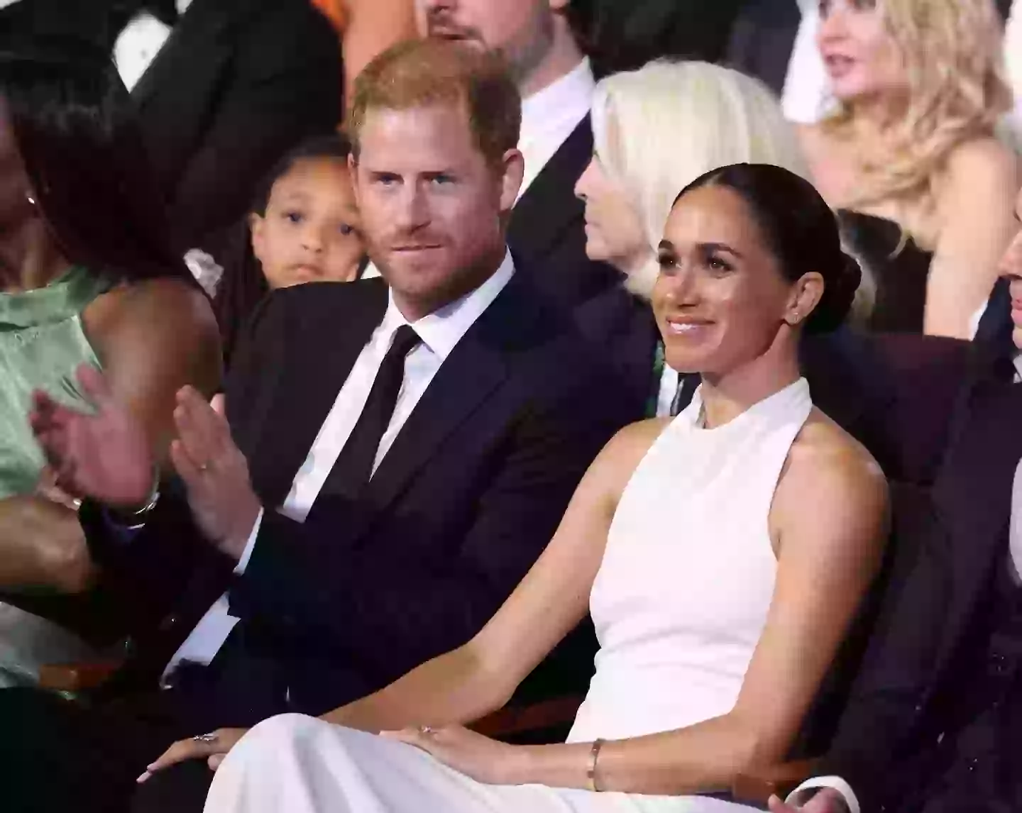 Harry and wife Meghan (Kevin Mazur/Getty Images for W+P)