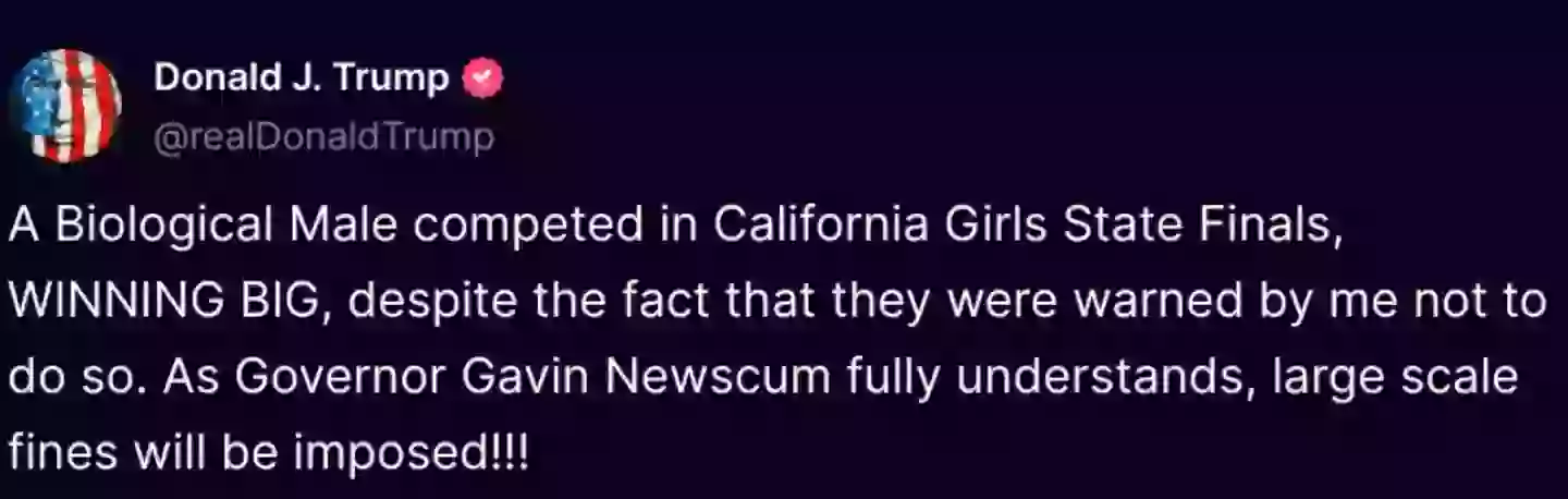 Trump threatened to take action (Donald Trump/Truth Social)