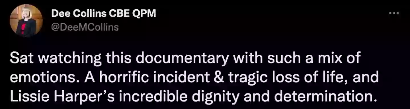 Lissie's dignity and determination was praised (