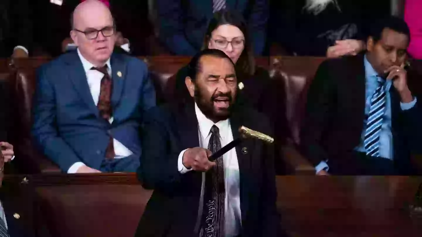 Congressman thrown out of Donald Trump's speech after protesting one of president’s orders