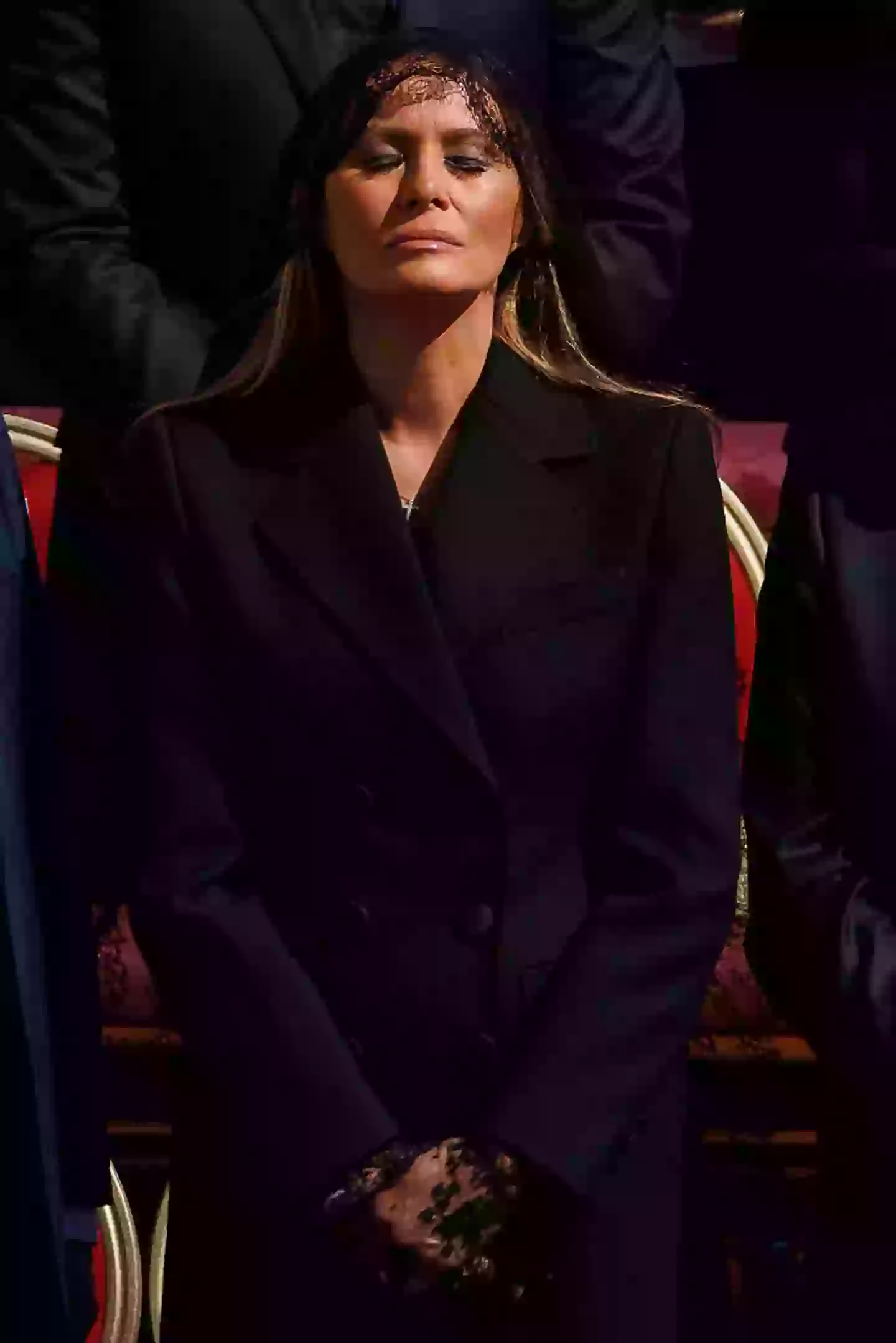 People are convinced Melania Trump used a 'body double' for Pope Francis' funeral last week (Dan Kitwood / Staff / Getty Images)