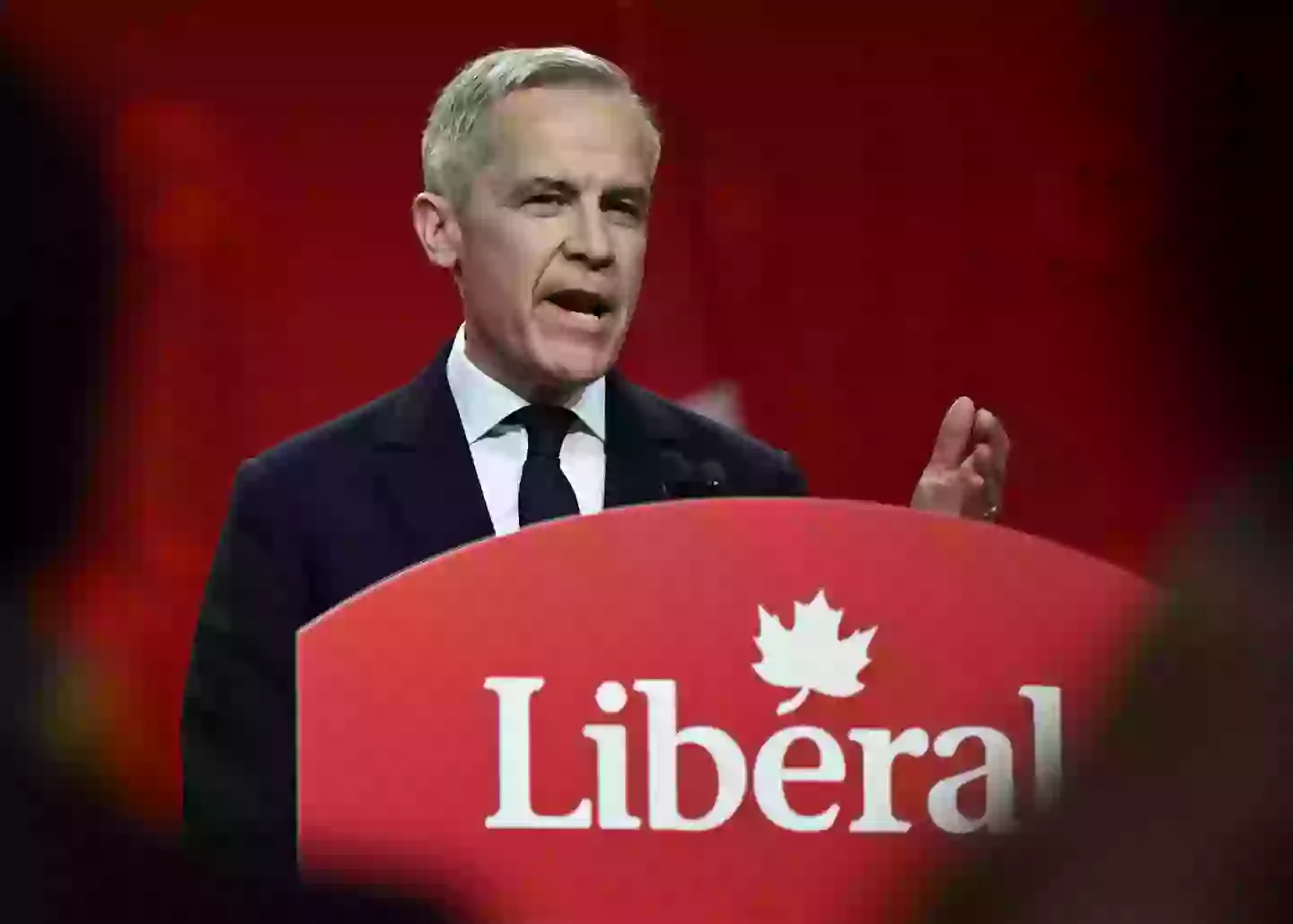 Carney made a speech earlier this week about tensions between the US and Canada (Stringer/Anadolu via Getty Images)