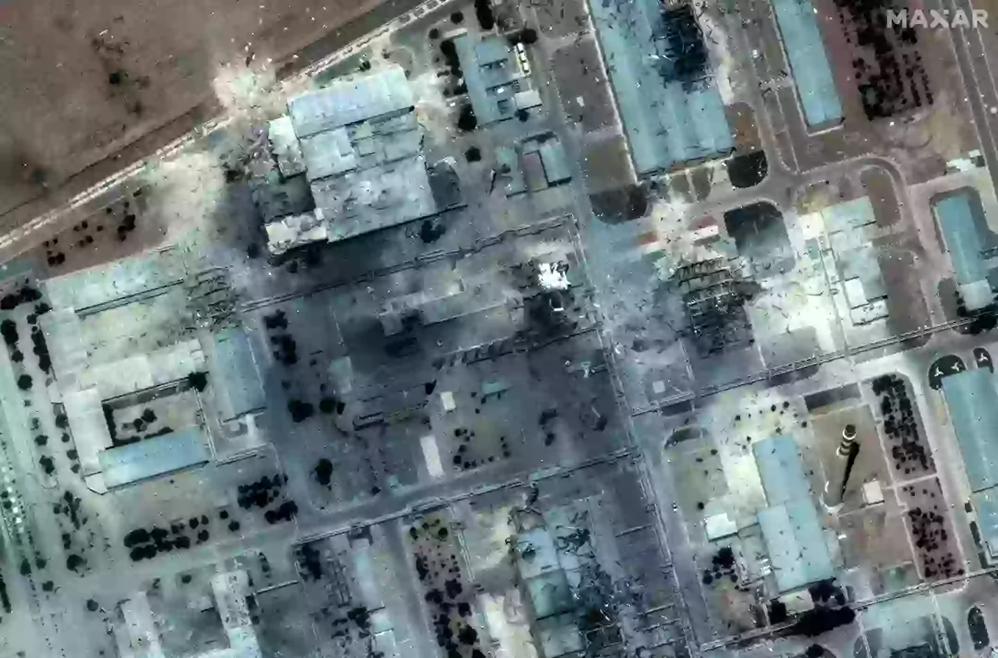 Trump claimed Iran would 'never' rebuild their nuclear facilities (2025 Maxar Technologies)