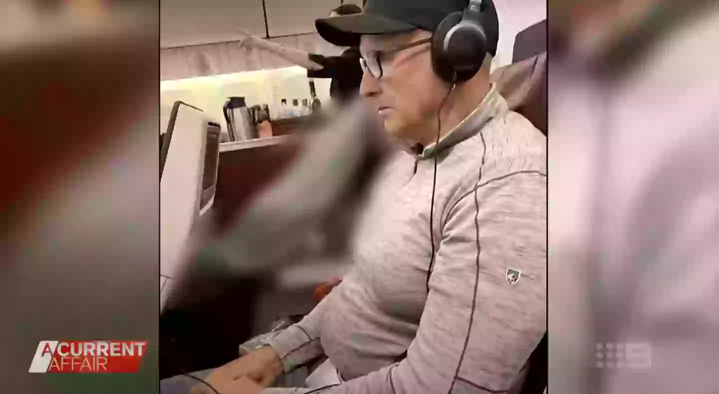 Ring was forced to sit beside the body for four hours (Nine Network Australia/A Current Affair)