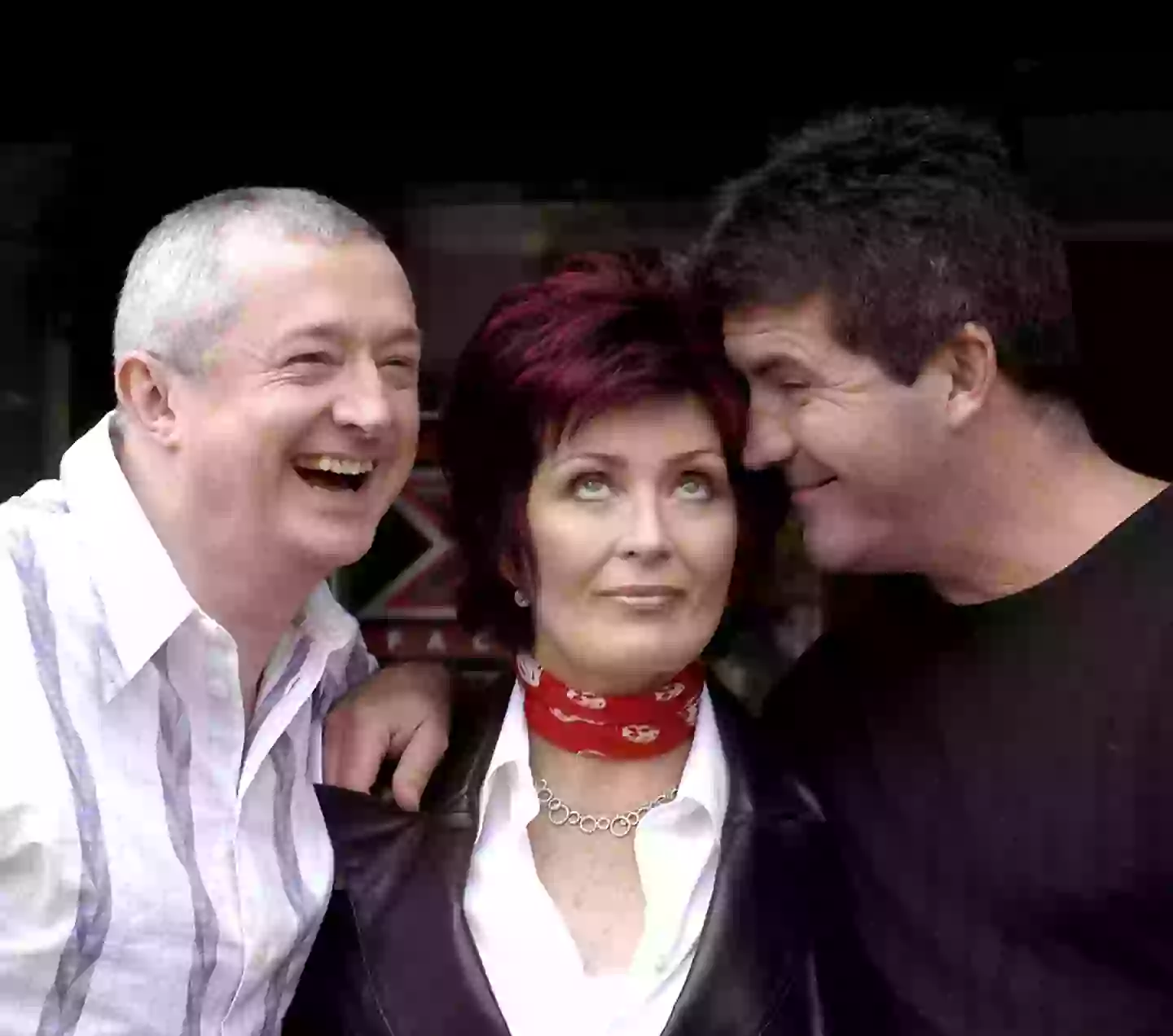 Louis Walsh, Sharon Osbourne and Simon Cowell at The X Factor auditions. (Tom O'Donnell/WireImage)